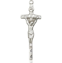 [0564SSY] Sterling Silver Papal Crucifix Medal