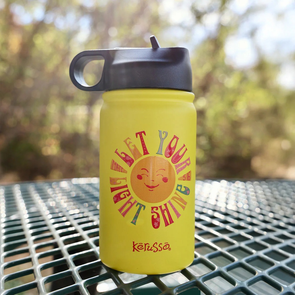 12 oz DW/SS Sport Bottle - Let Your Light Shine