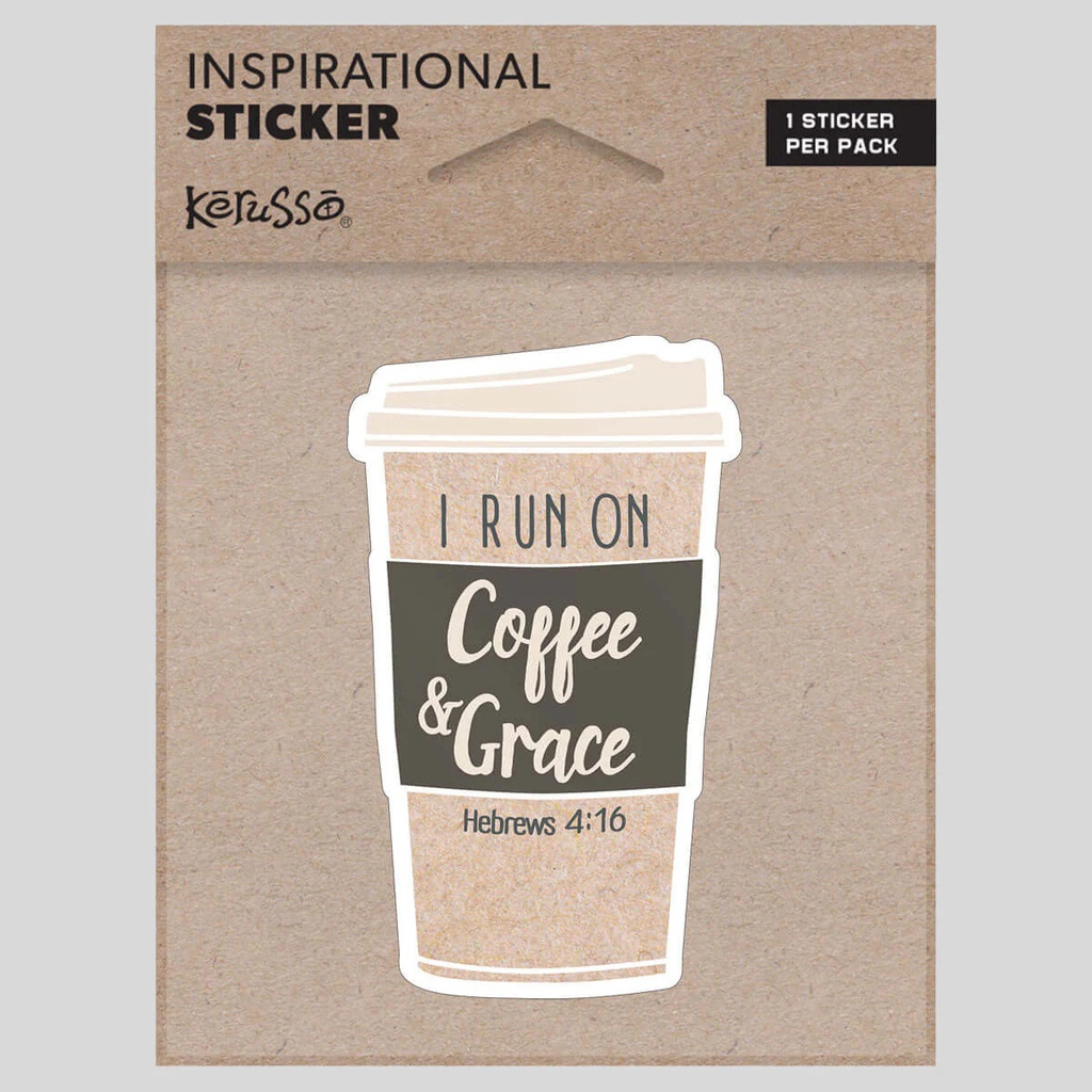 Sticker - Coffee &amp; Grace
