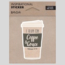 Sticker - Coffee &amp; Grace
