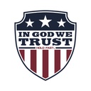 Sticker - HF In God We Trust Shield