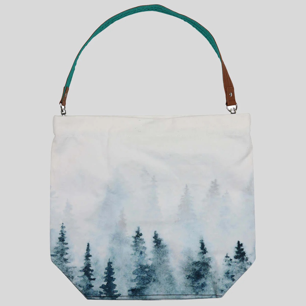 Printed Canvas Tote He Restores