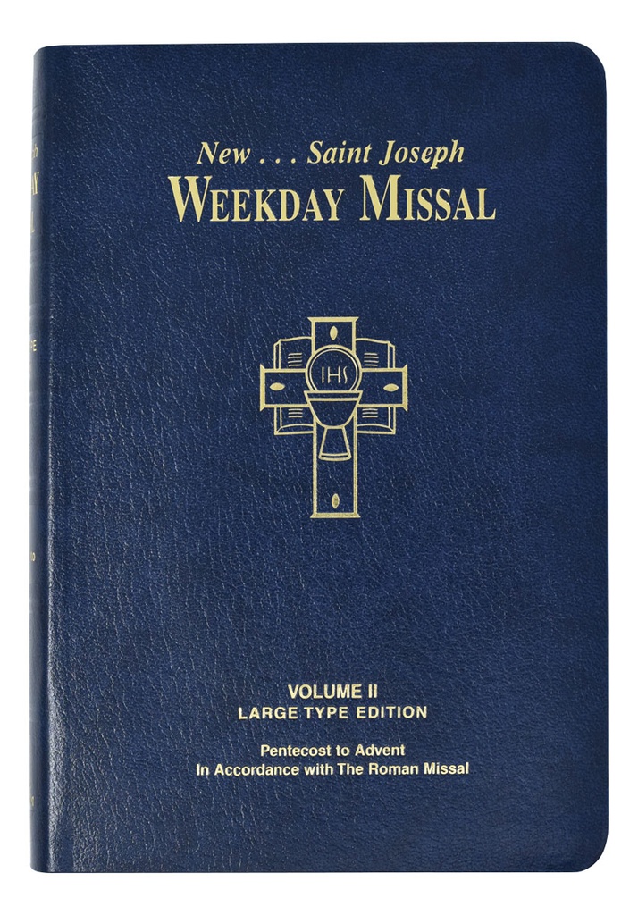 St. Joseph Weekday Missal Large Type Vol. Ii