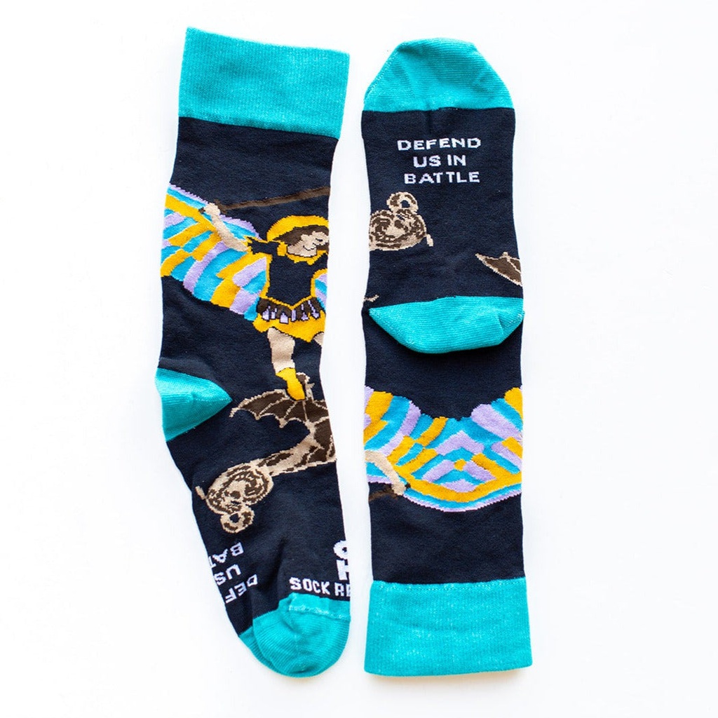 St. Michael Socks - Adult