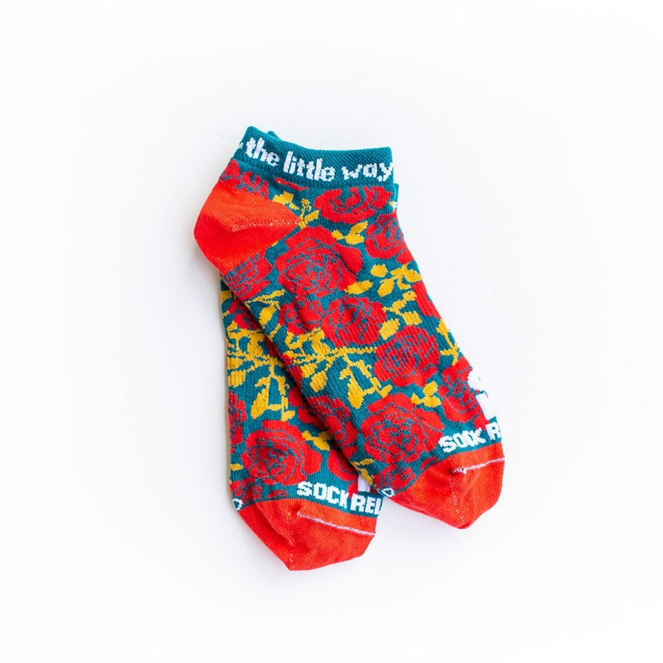 St. Therese of Lisieux No Show Socks - Medium