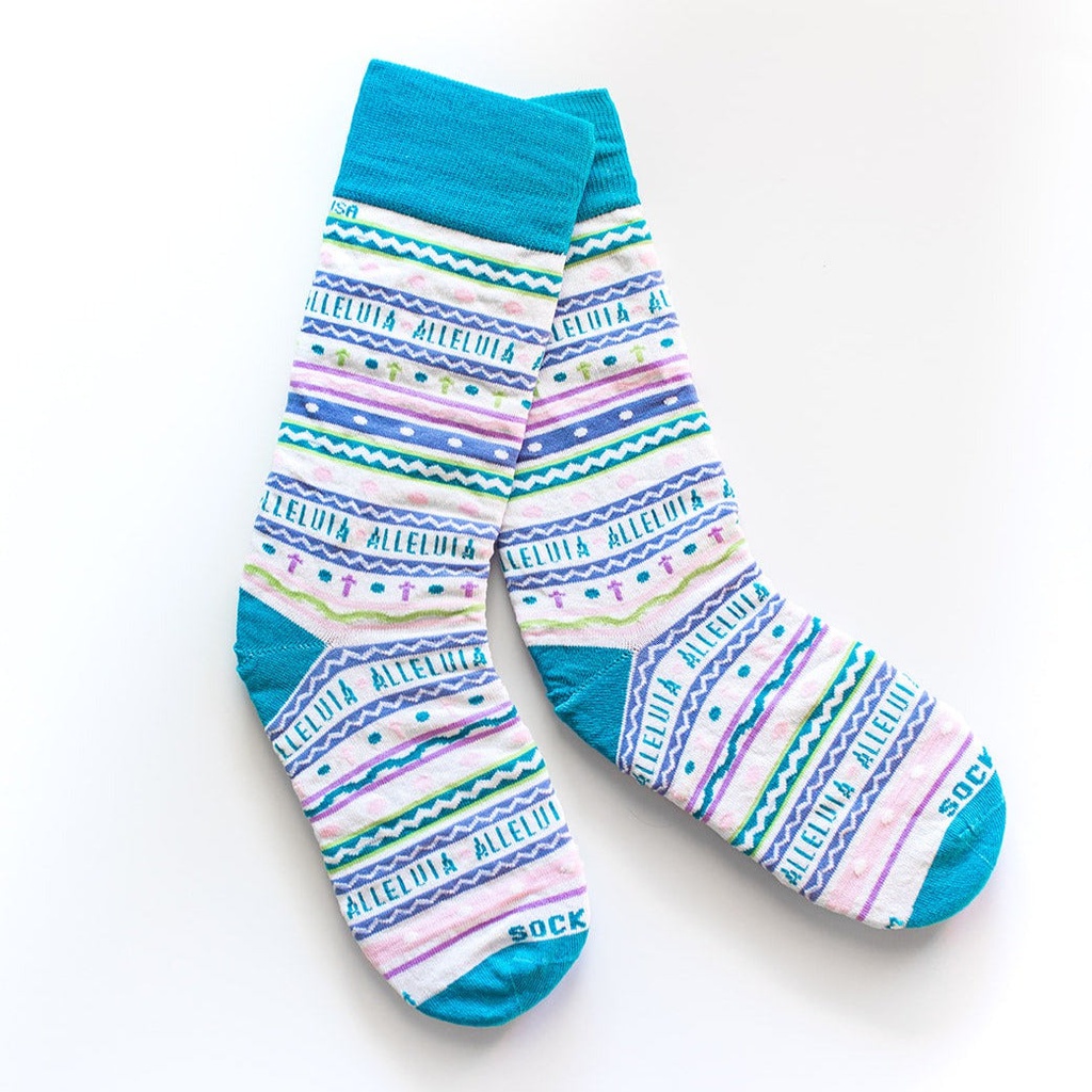 Easter Egg Adult Socks