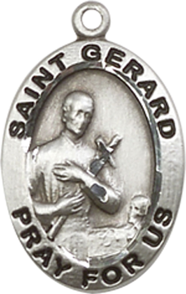 Sterling Silver Saint Gerard Majella Medal