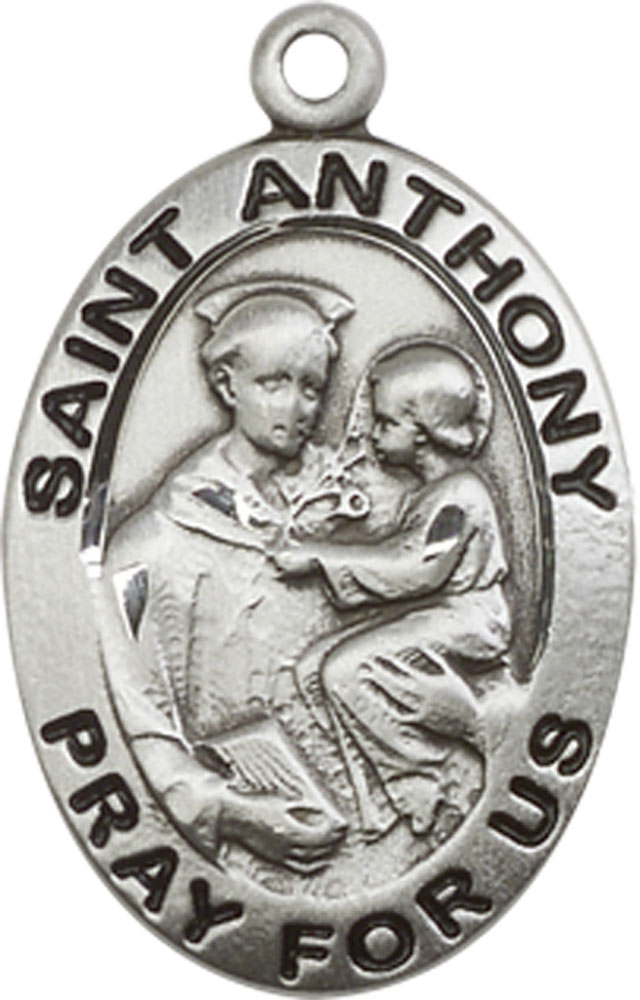 Sterling Silver Saint Anthony of Padua Medal