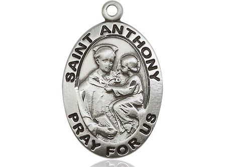 Sterling Silver Saint Anthony of Padua Medal