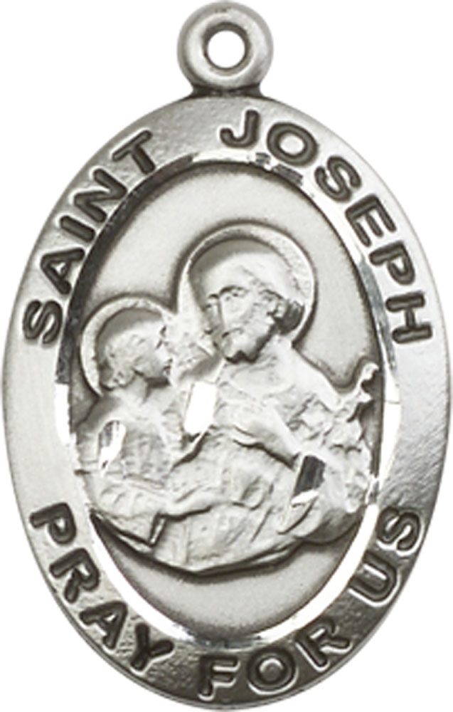 Sterling Silver Saint Joseph Medal