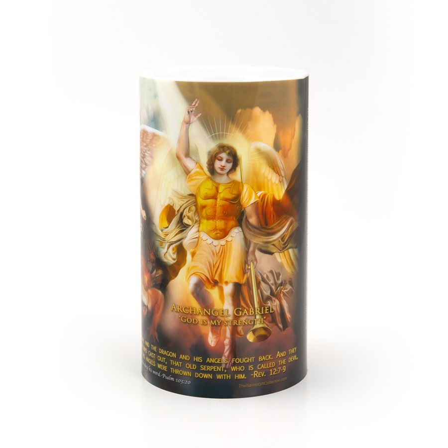 LED Candle 4x7 3 Archangels