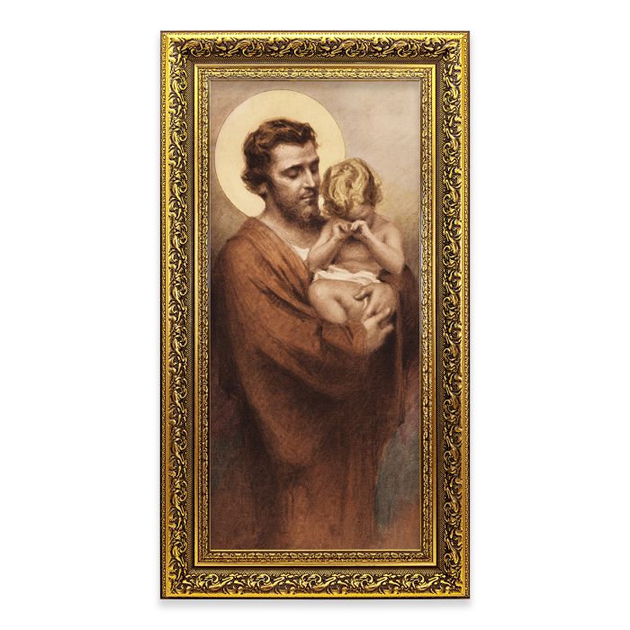 St. Joseph Holding Crying Jesus 11 5/8&quot;X19&quot;