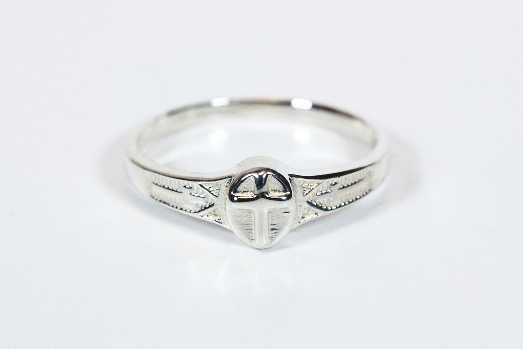 Sterling Silver Cross Ring Size 5