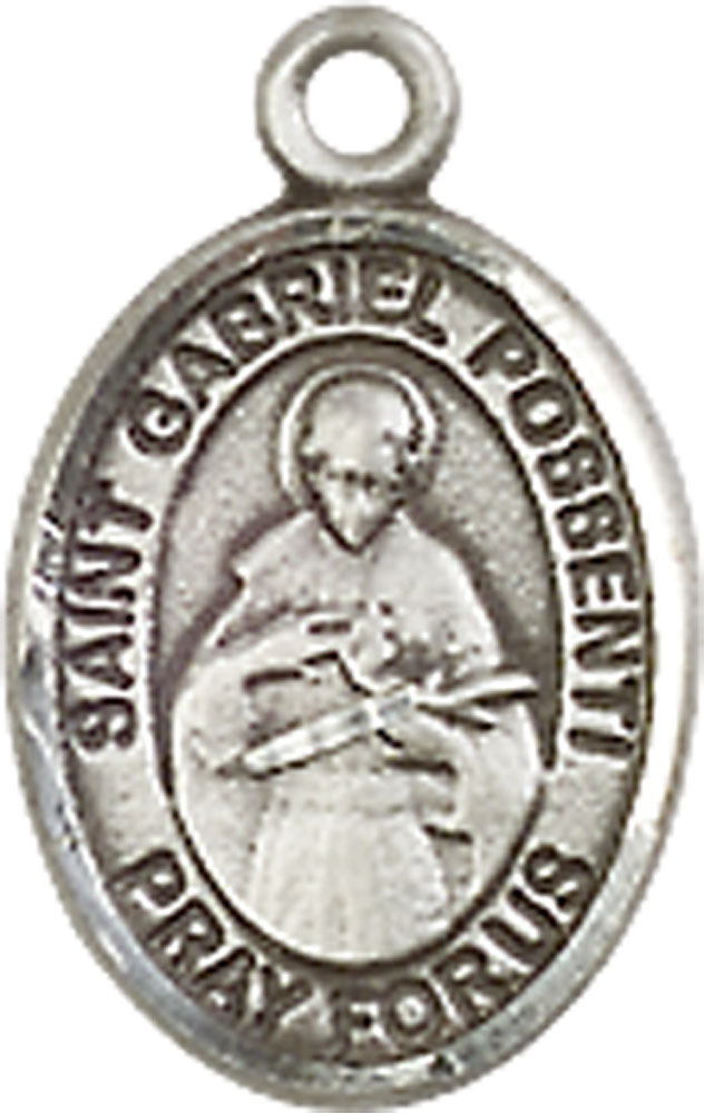 Sterling Silver Saint Gabriel Possenti Medal