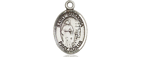Sterling Silver Saint Susanna Medal