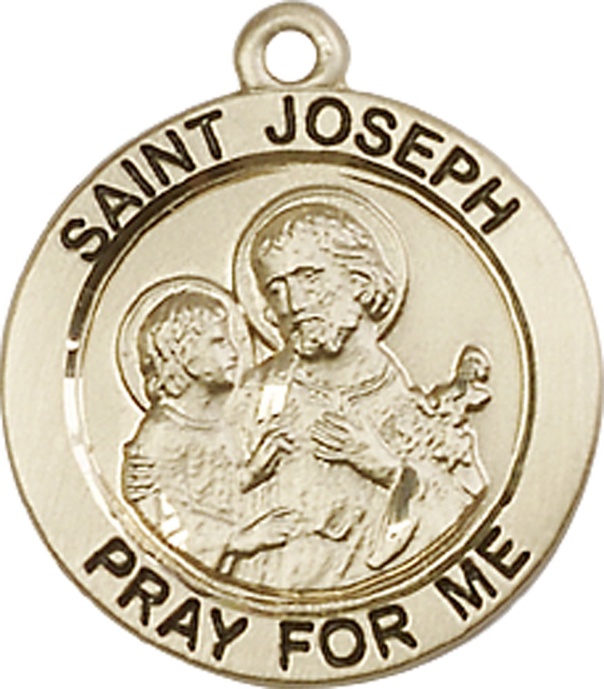 14kt Gold Filled Saint Joseph Medal