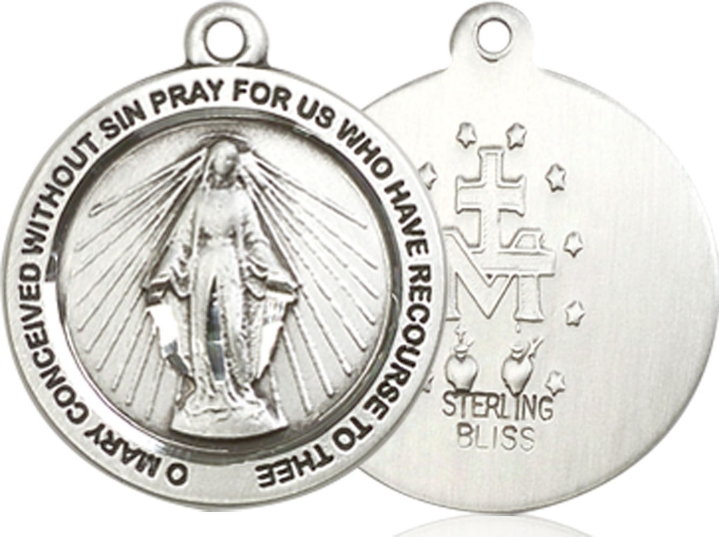 Sterling Silver Miraculous Medal