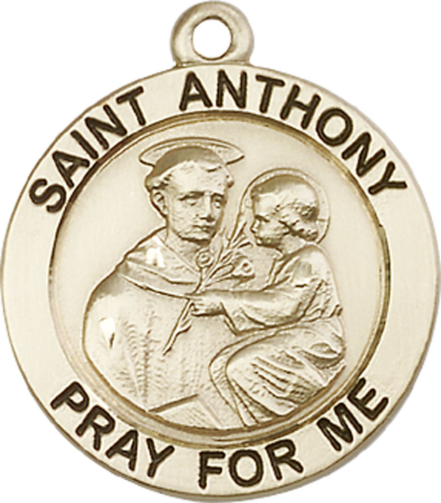 14kt Gold Filled Saint Anthony Medal