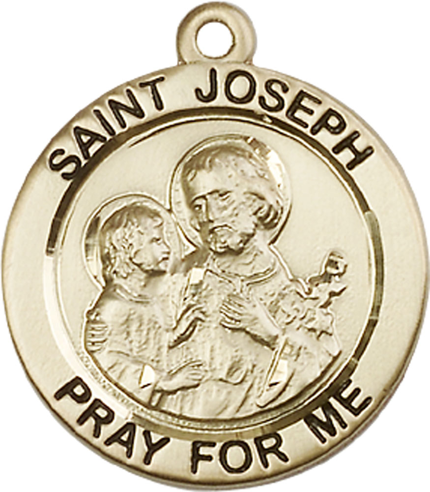 14kt Gold Filled Saint Joseph Medal