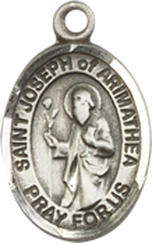 Sterling Silver Saint Joseph of Arimathea Medal