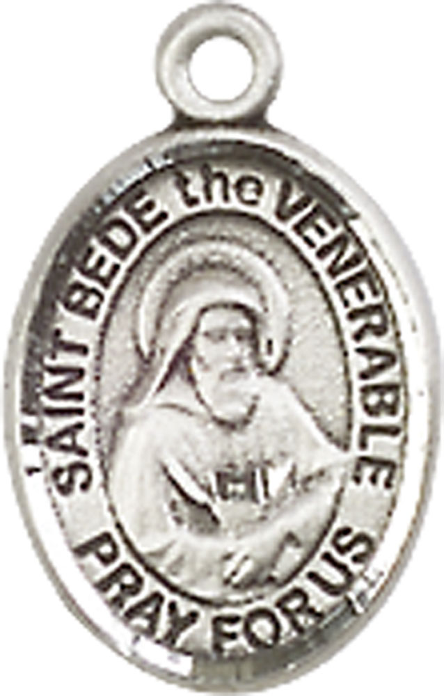 Sterling Silver Saint Bede the Venerable Medal