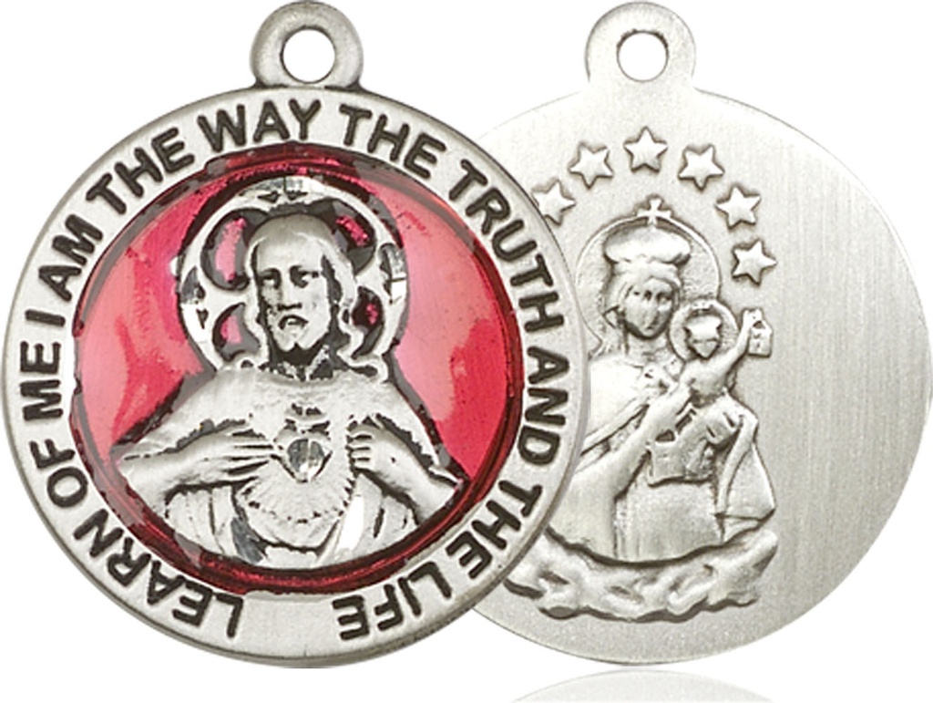 Sterling Silver Scapular Medal