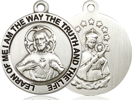 Sterling Silver Scapular Medal