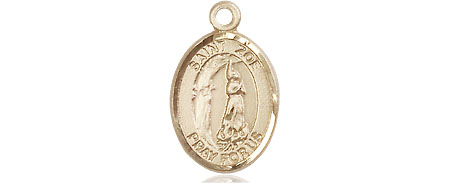 14kt Gold Filled Saint Zoe of Rome Medal