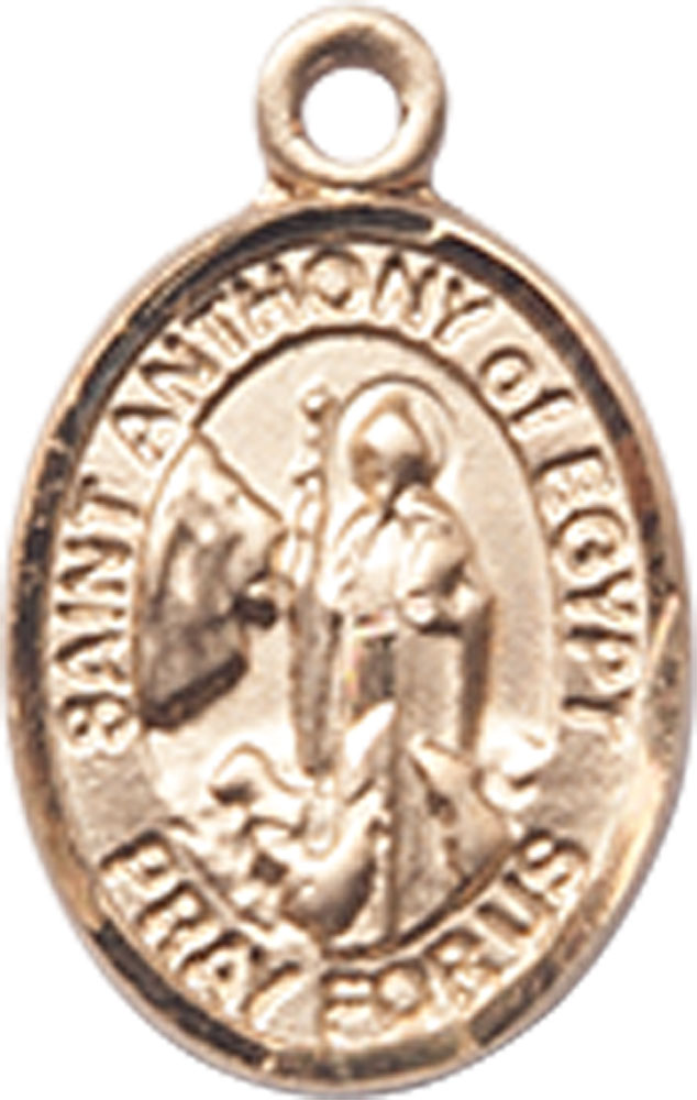 14kt Gold Filled Saint Anthony of Egypt Medal