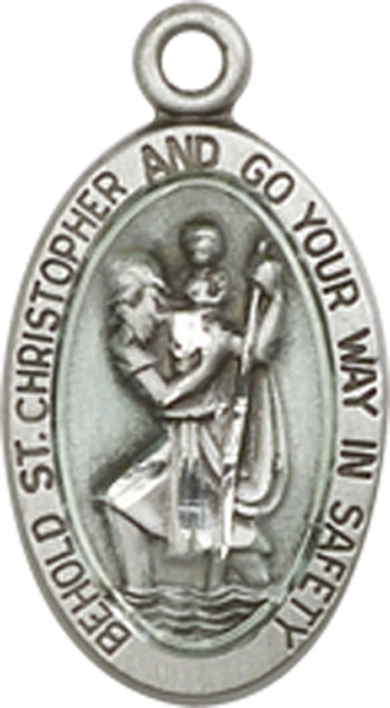 Sterling Silver Saint Christopher Medal