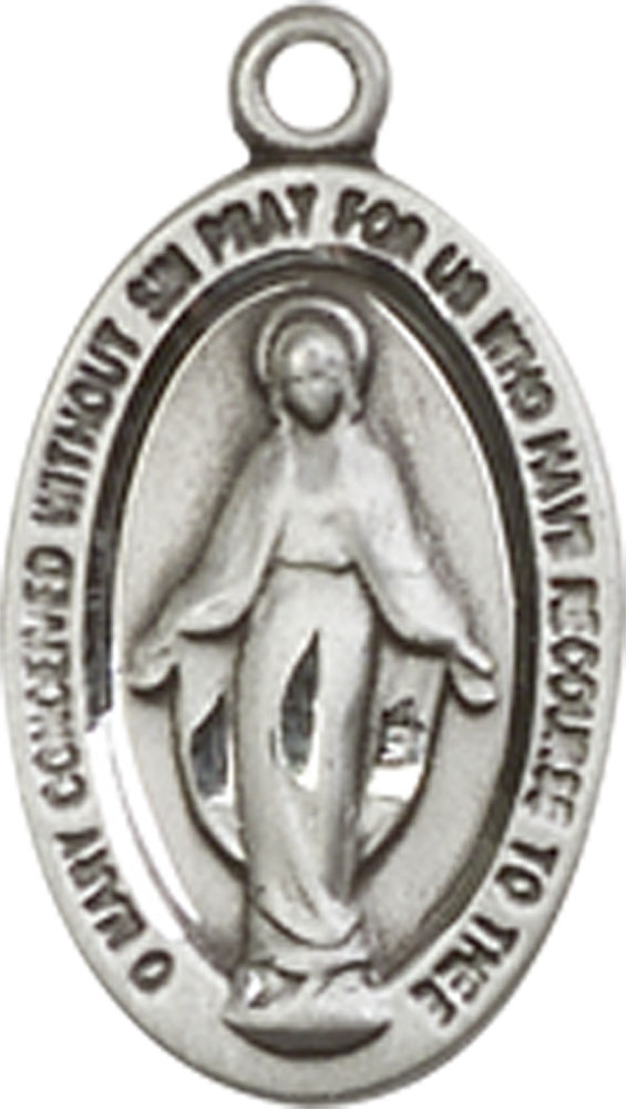 Sterling Silver Miraculous Medal - With Box