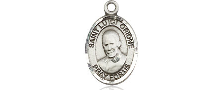 Sterling Silver Saint Luigi Orione Medal