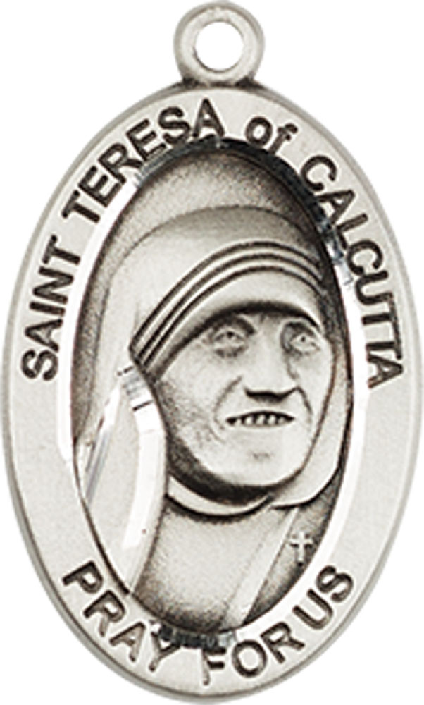 Sterling Silver Saint Teresa of Calcutta Medal