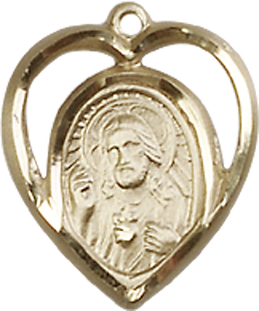 14kt Gold Filled Scapular Medal