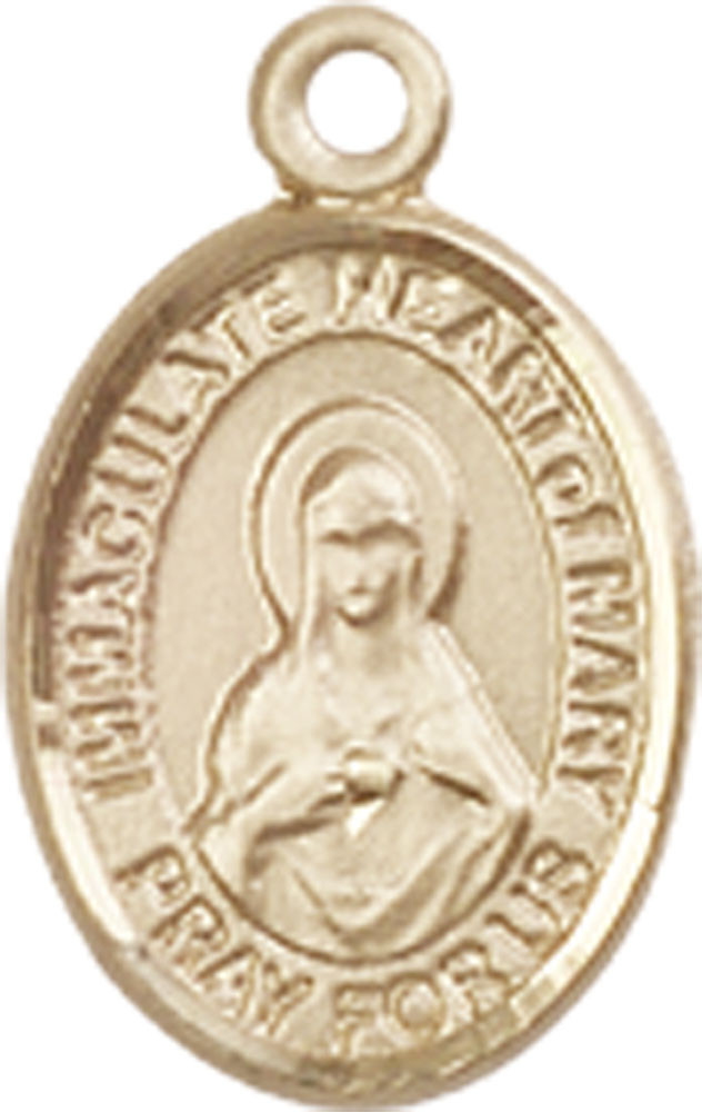 14kt Gold Filled Immaculate Heart of Mary Medal