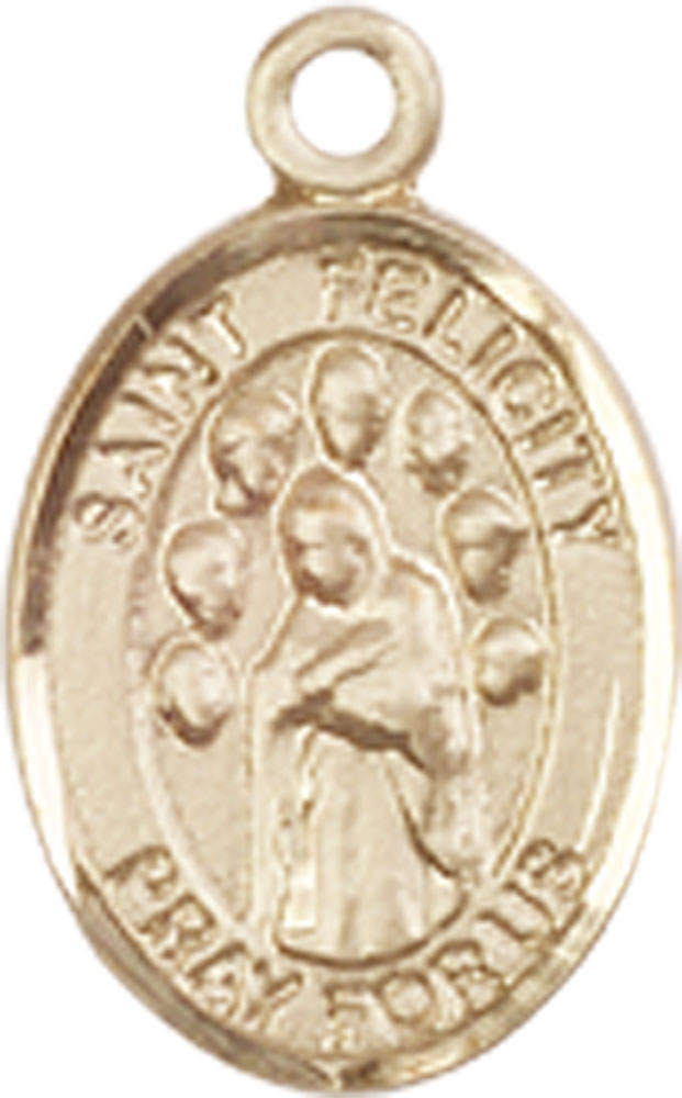 14kt Gold Filled Saint Felicity Medal