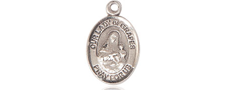 Sterling Silver Our Lady of Grapes Medal