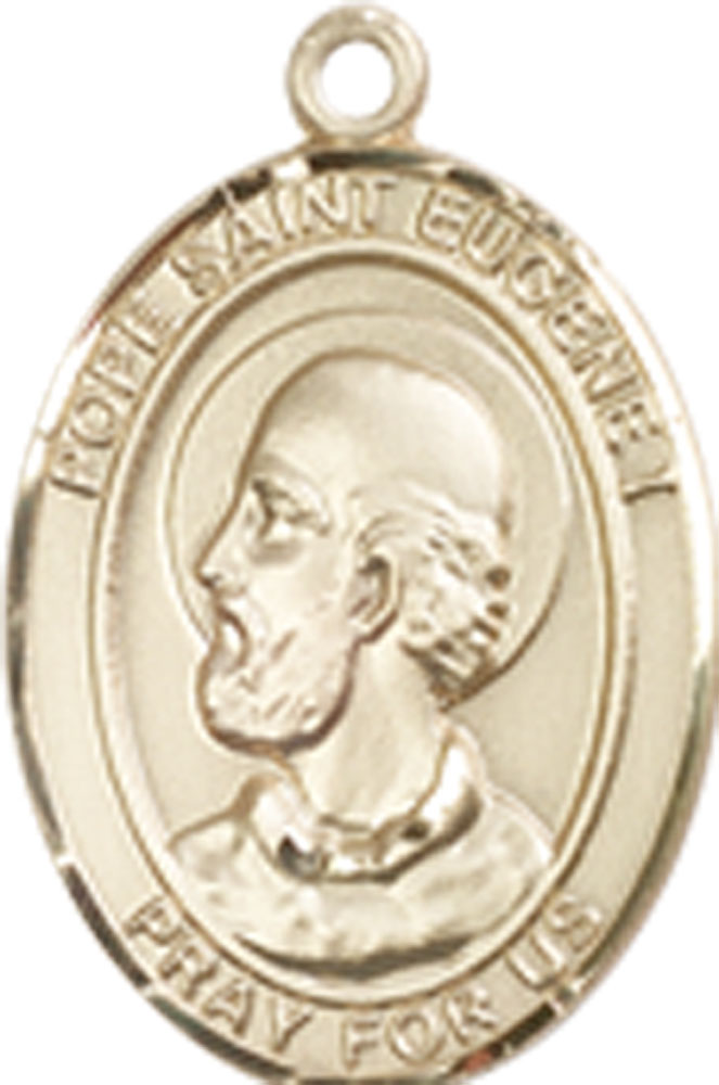 14kt Gold Filled Pope St Eugene I Medal
