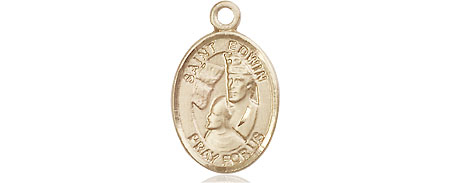 14kt Gold Filled Saint Edwin Medal