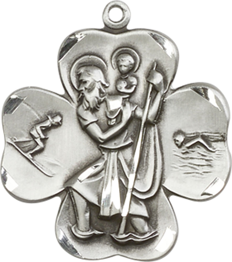Sterling Silver Saint Christopher Medal