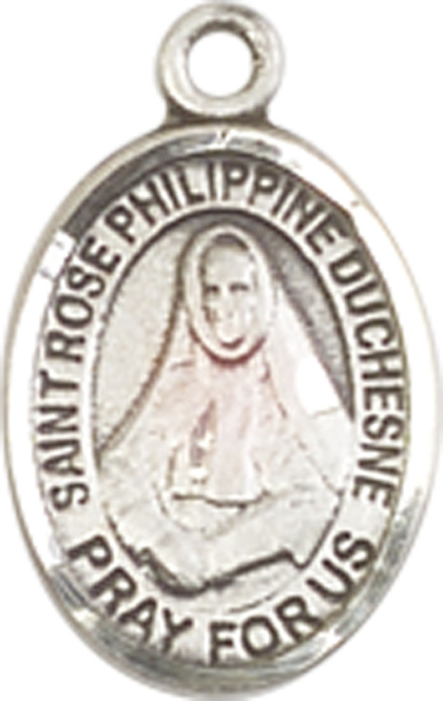 Sterling Silver Saint Rose Philippine Medal