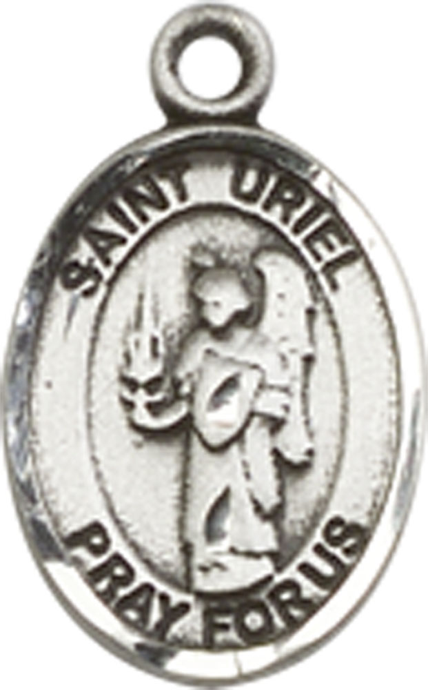 Sterling Silver Saint Uriel the Archangel Medal