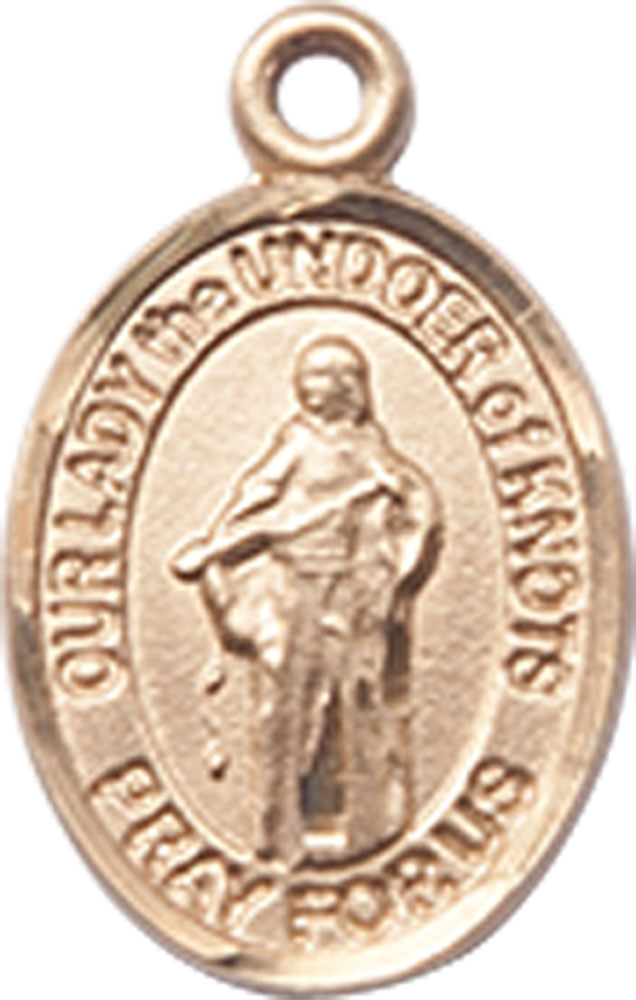 14kt Gold Filled Our Lady of Knots Medal