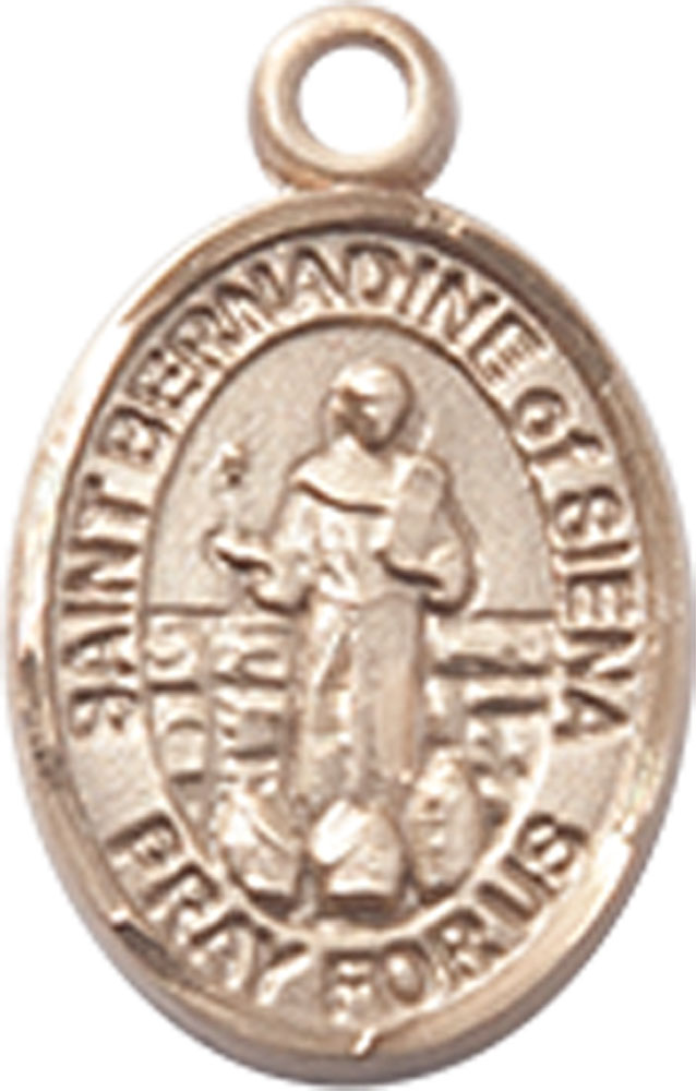14kt Gold Filled Saint Bernadine of Sienna Medal