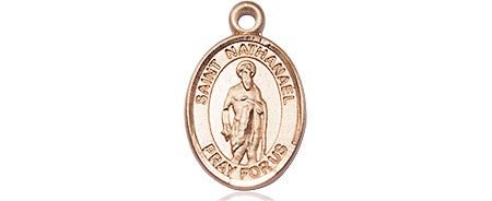 14kt Gold Filled Saint Nathanael Medal