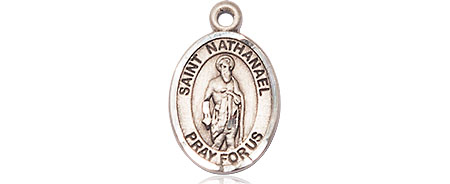Sterling Silver Saint Nathanael Medal