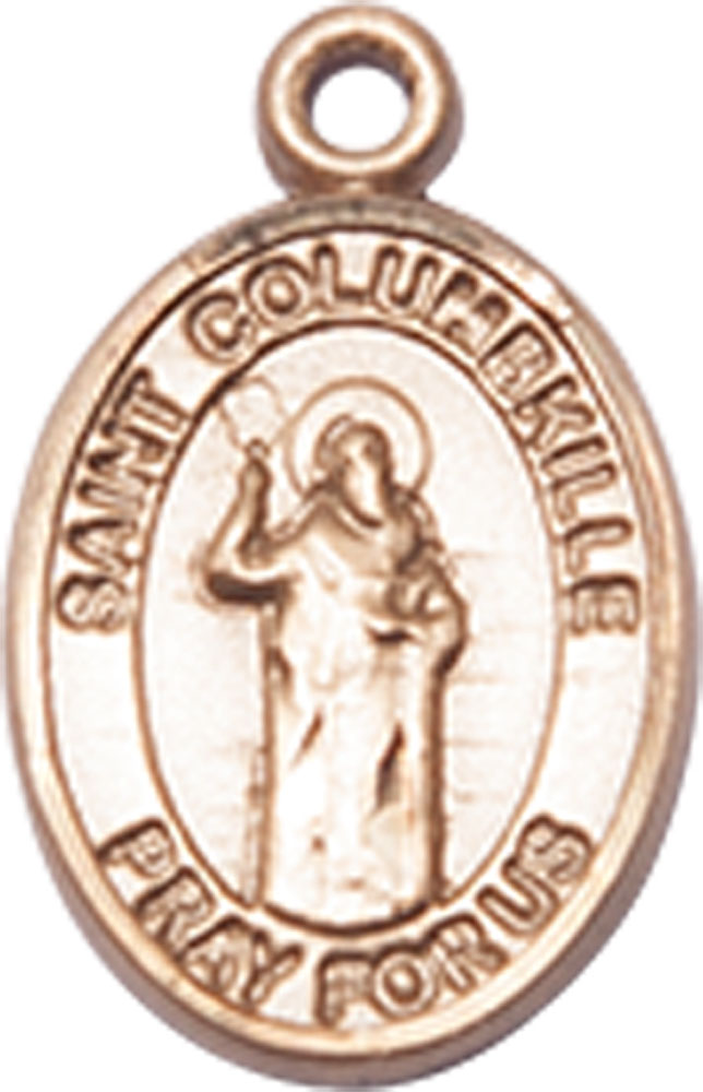 14kt Gold Filled Saint Columbkille Medal