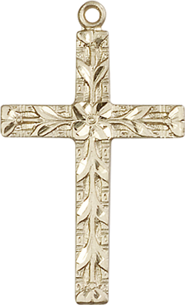 14kt Gold Cross Medal