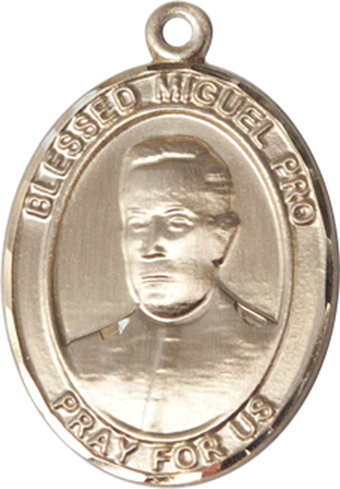 14kt Gold Blessed Miguel Pro Medal