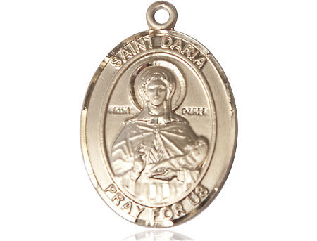 14kt Gold Saint Daria Medal